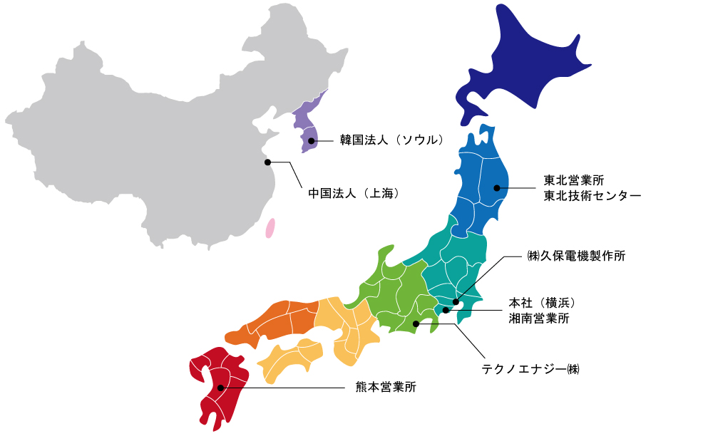 大江電機事業所マップ